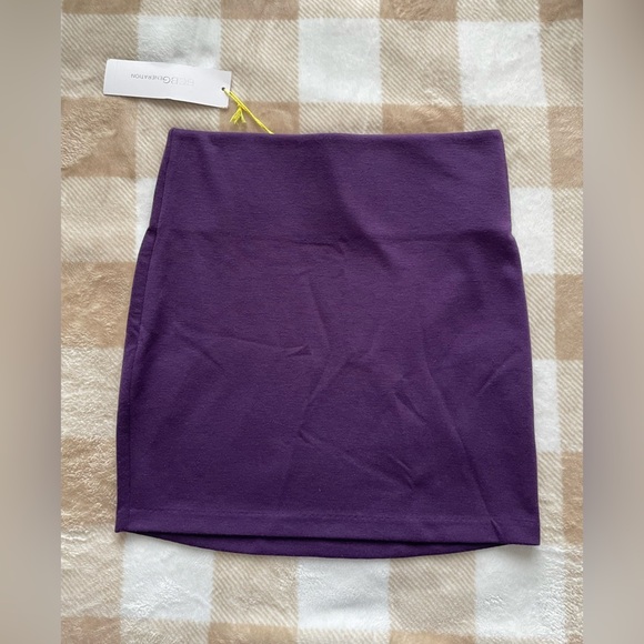 BCBG Purple Pencil Skirt - Picture 1 of 5